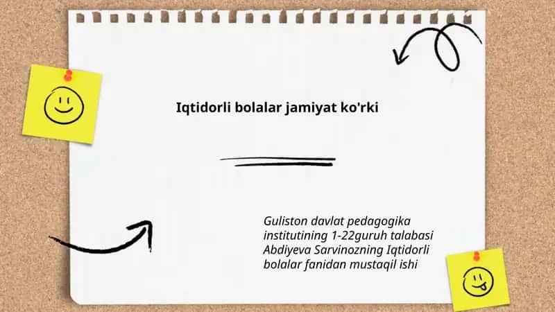 Iqtidorli bolalar jamiyat ko'rki 1