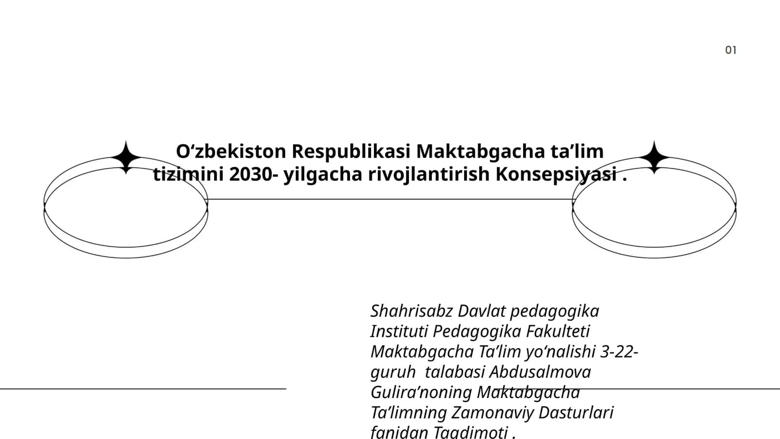 Maktabgacha Taʼlimning Zamonaviy Dasturlari 1