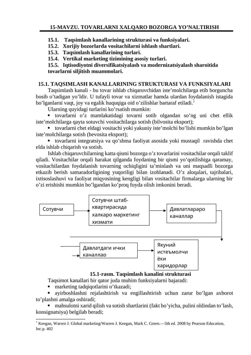 Taqsimlash kanallari 1