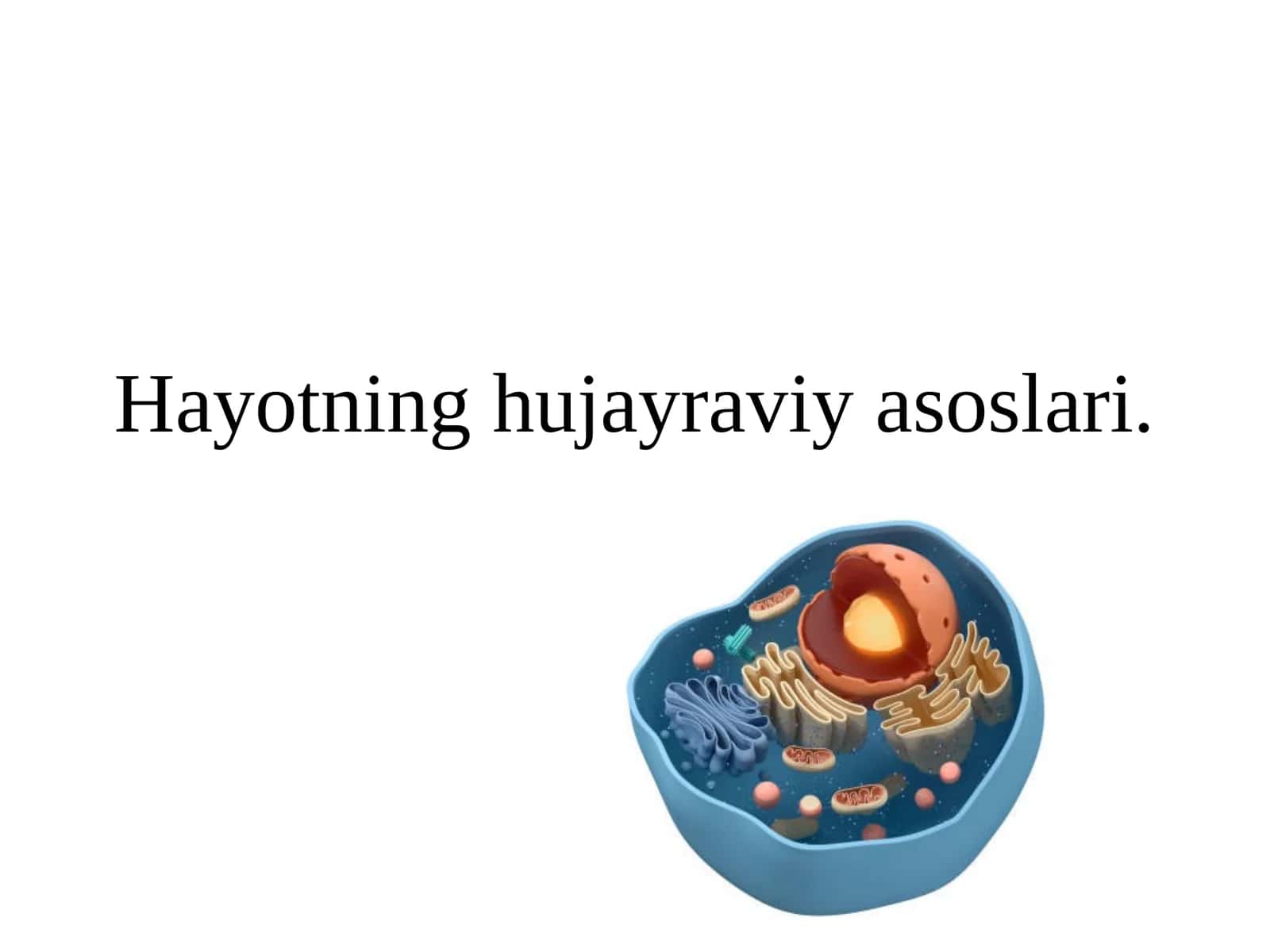 Hayotning hujayraviyasoslari 1