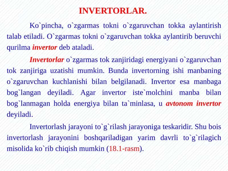 Invertorlar 1