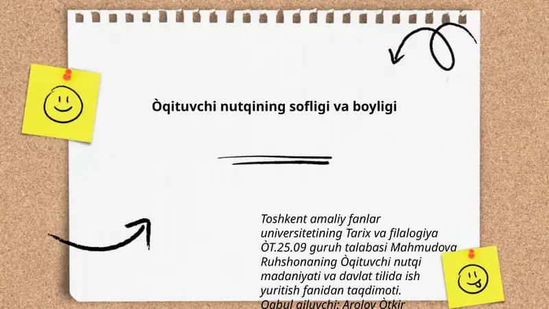 Òqituvchi nutqining sofligi va boyligi 1