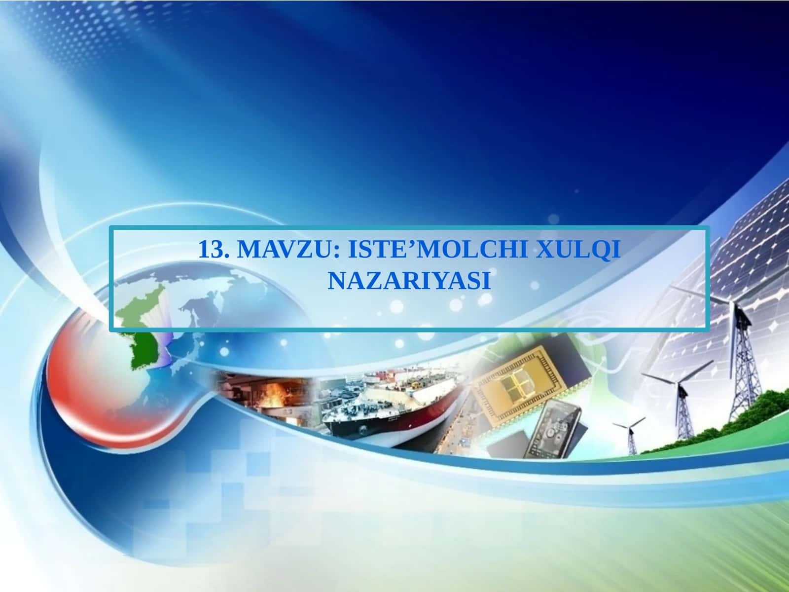 ISTE’MOLCHI XULQI NAZARIYASI 1