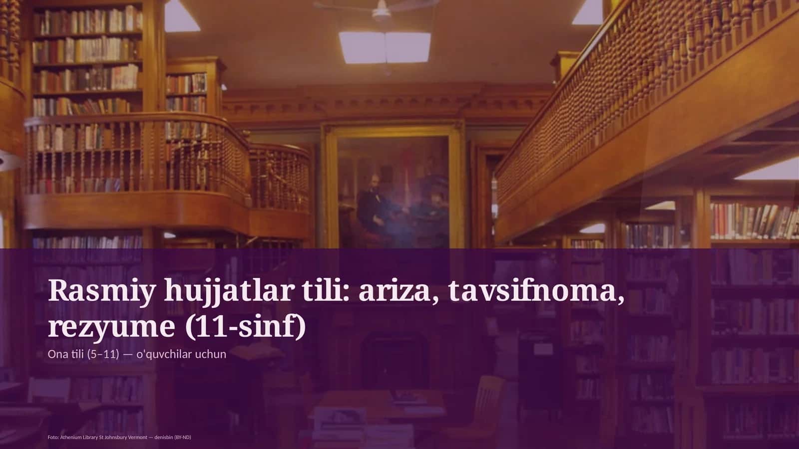 Ona tili (5– 11) 1