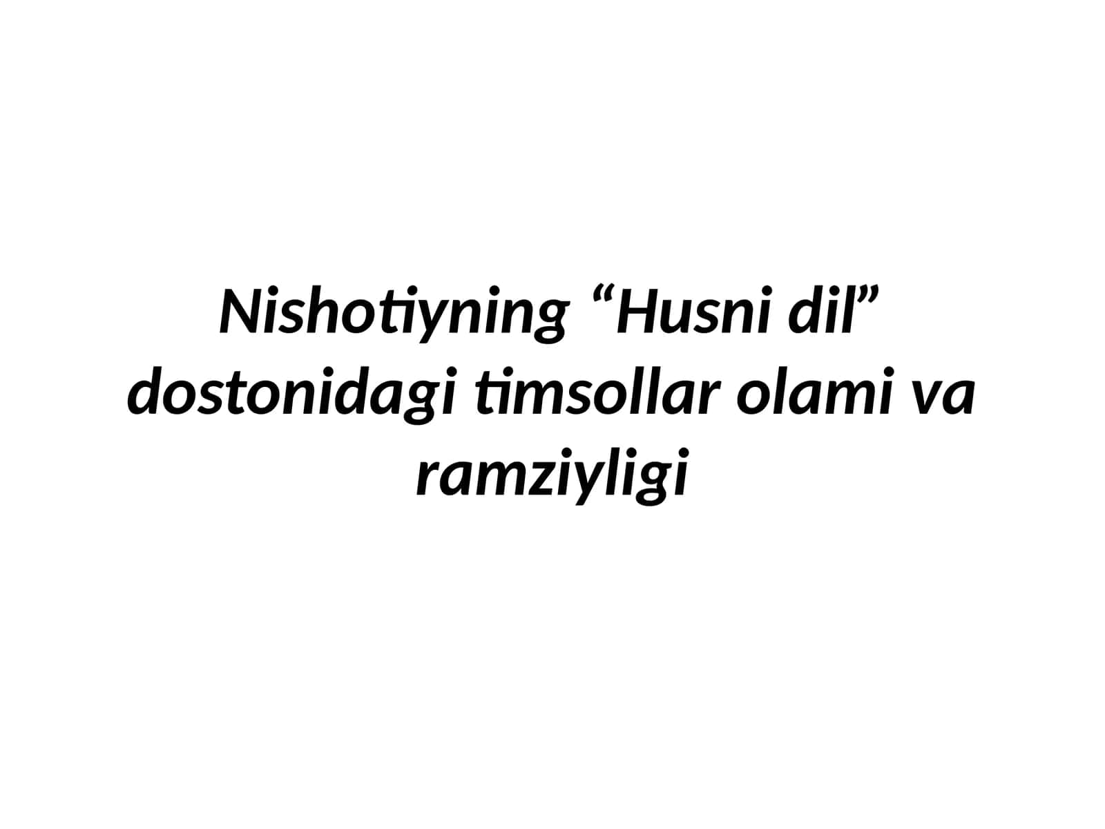 HusniDil dostoni 1