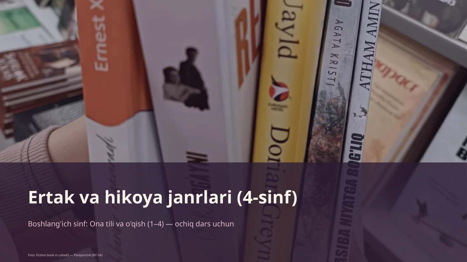Ertak va hikoya janrlari (4-sinf) 1