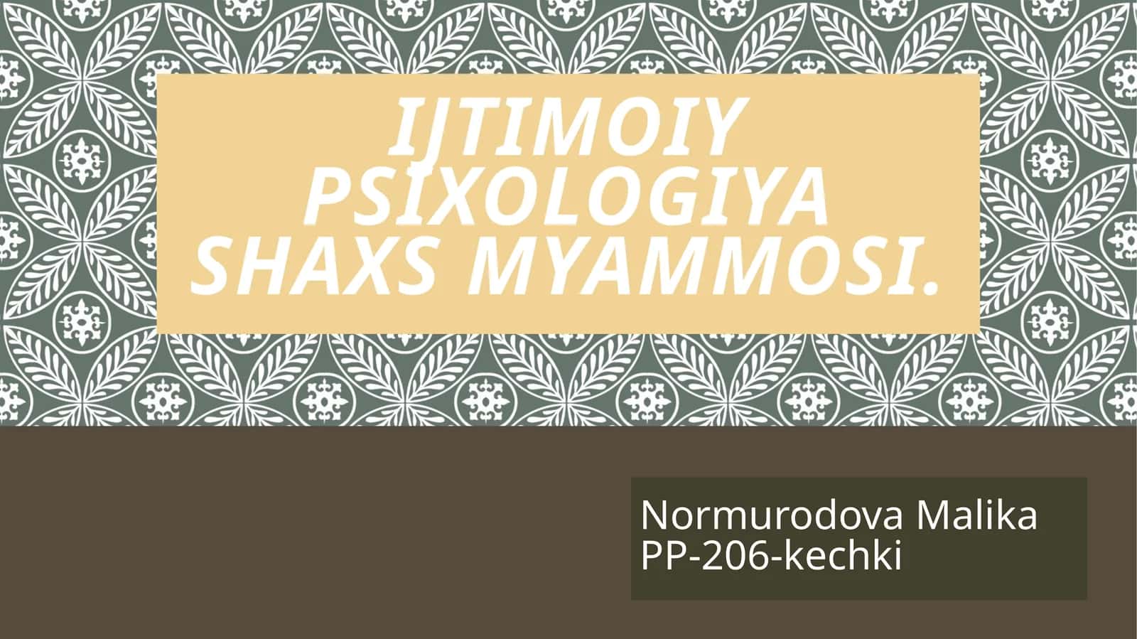 Ijtimoiypsixologiyashaxsmyammosi 1