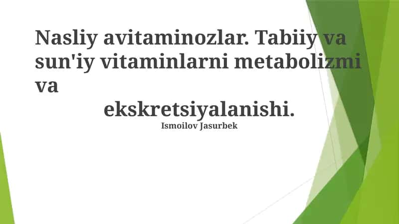 Yog'da eriydigan vitaminlar 1