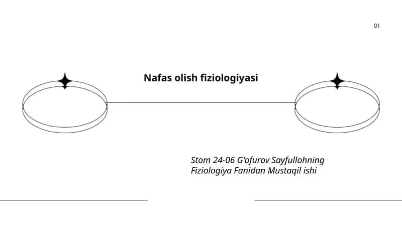 Nafas olish fiziologiyasi 1