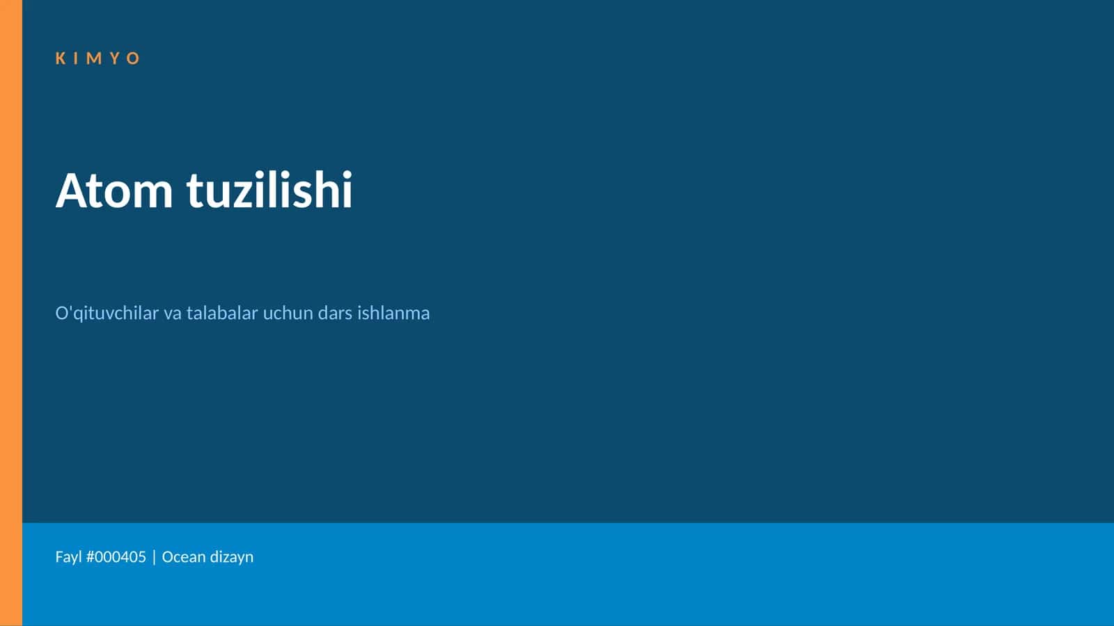 Atom tuzilishi 1