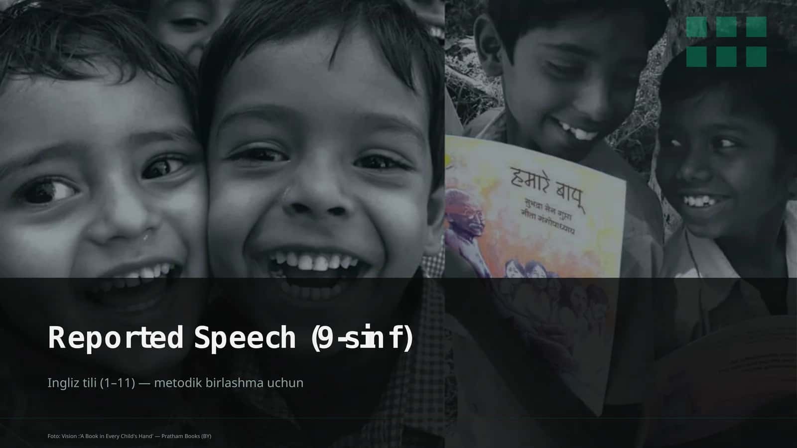 Reported Speech (9-sinf) 1