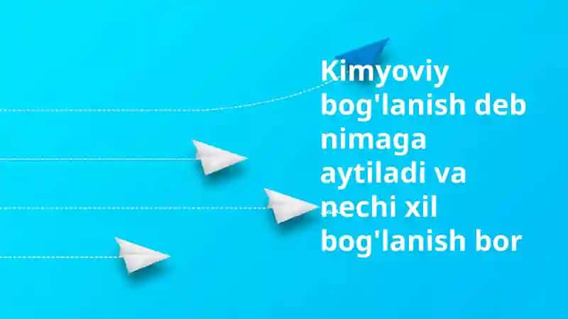 Kimyoviy bog'lanish 1