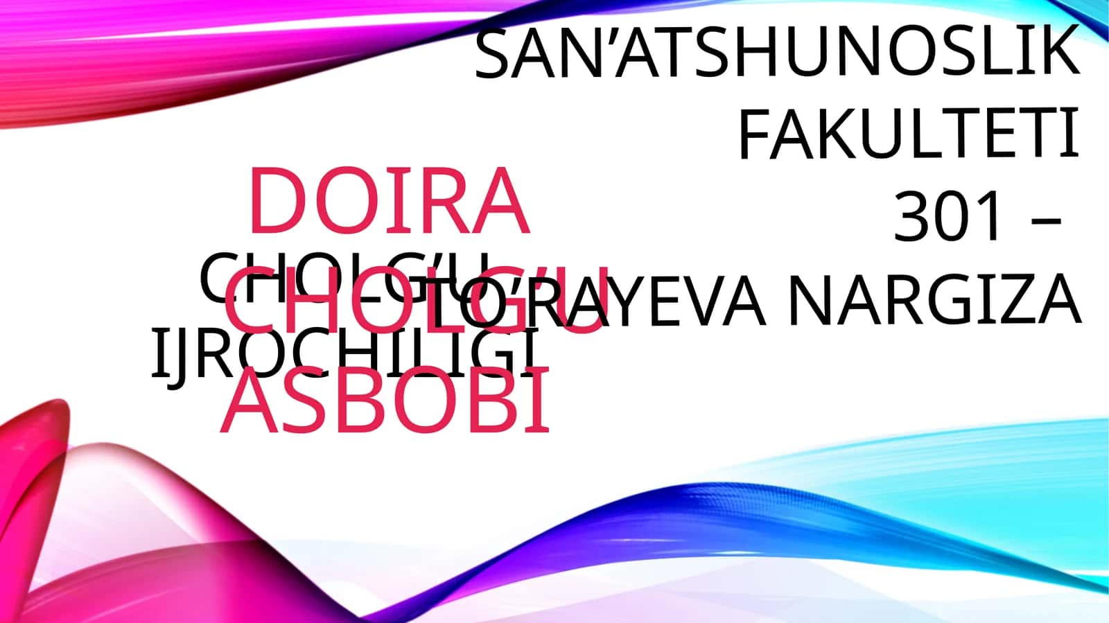 Cholg’u ijrochiligi 1