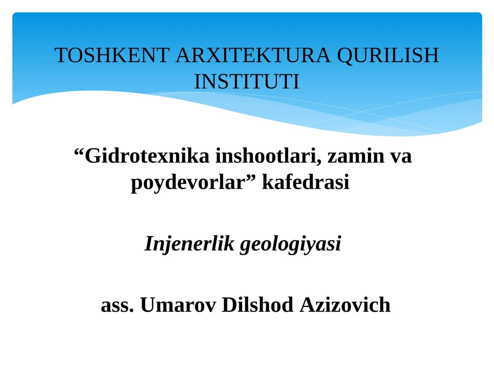 Relʼeflaryoshi va ular rivojlanishining asosiy yoʼnalishlari 1