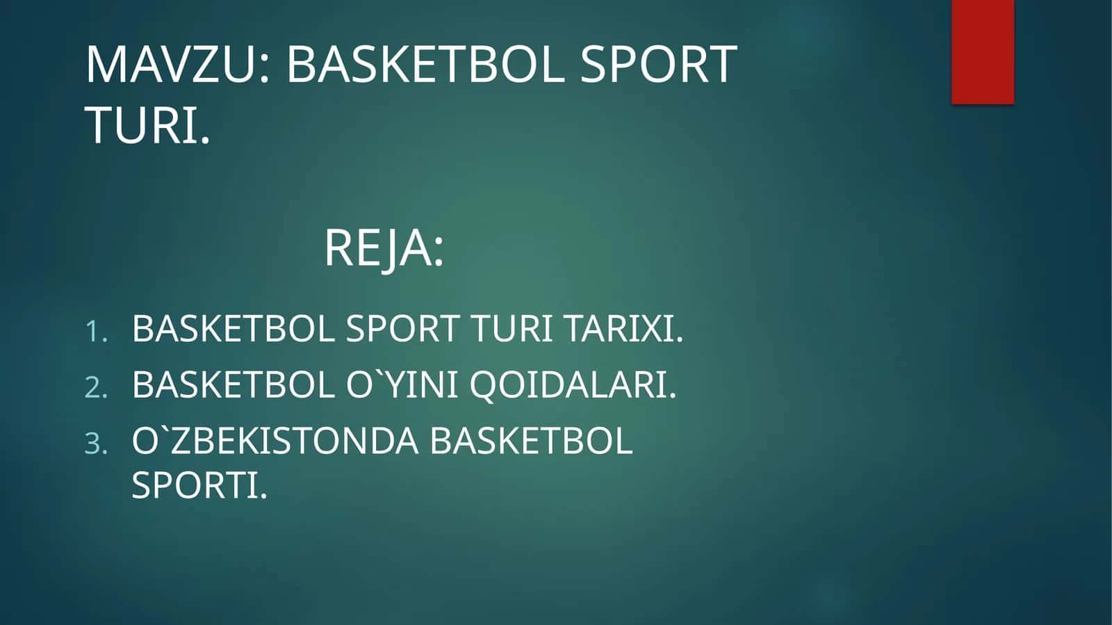BASKETBOL SPORT TURI 1