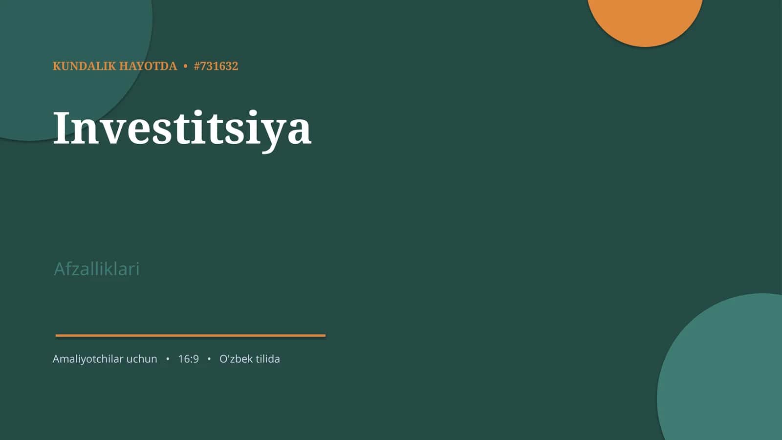 KUNDALIK HAYOTDA 1