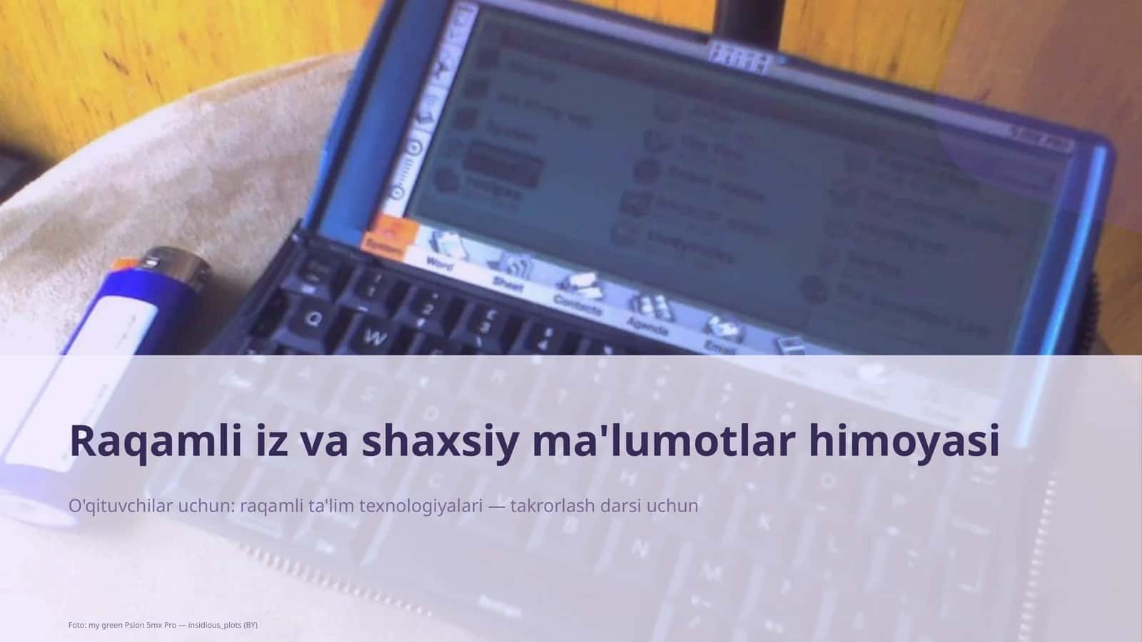 Raqamli iz va shaxsiy ma'lumotlar himoyasi 1