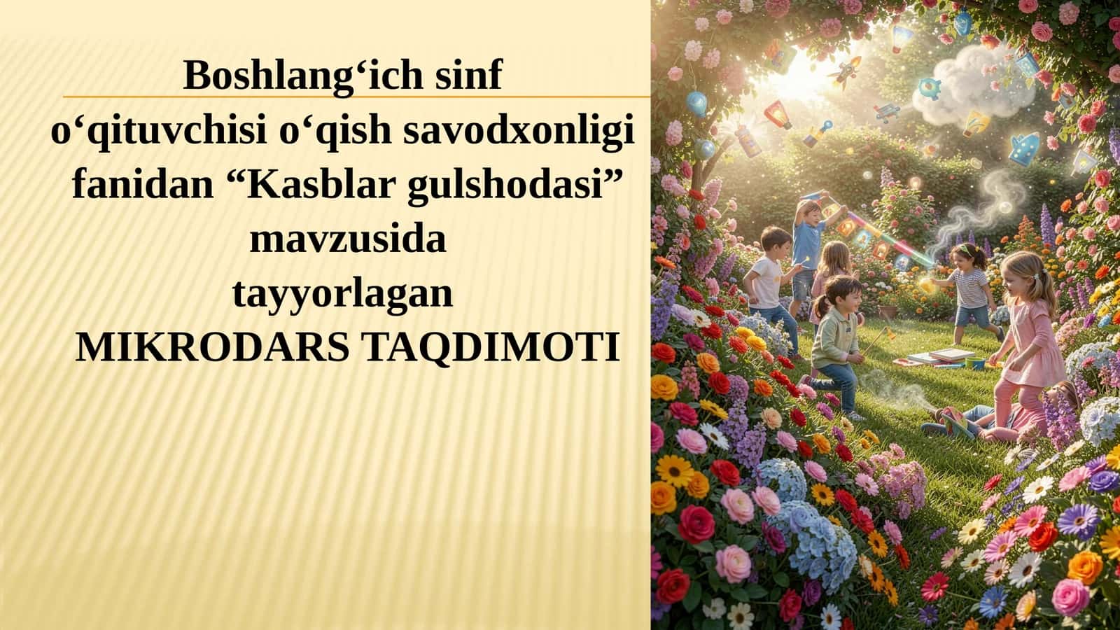Kasblar gulshodasi 1