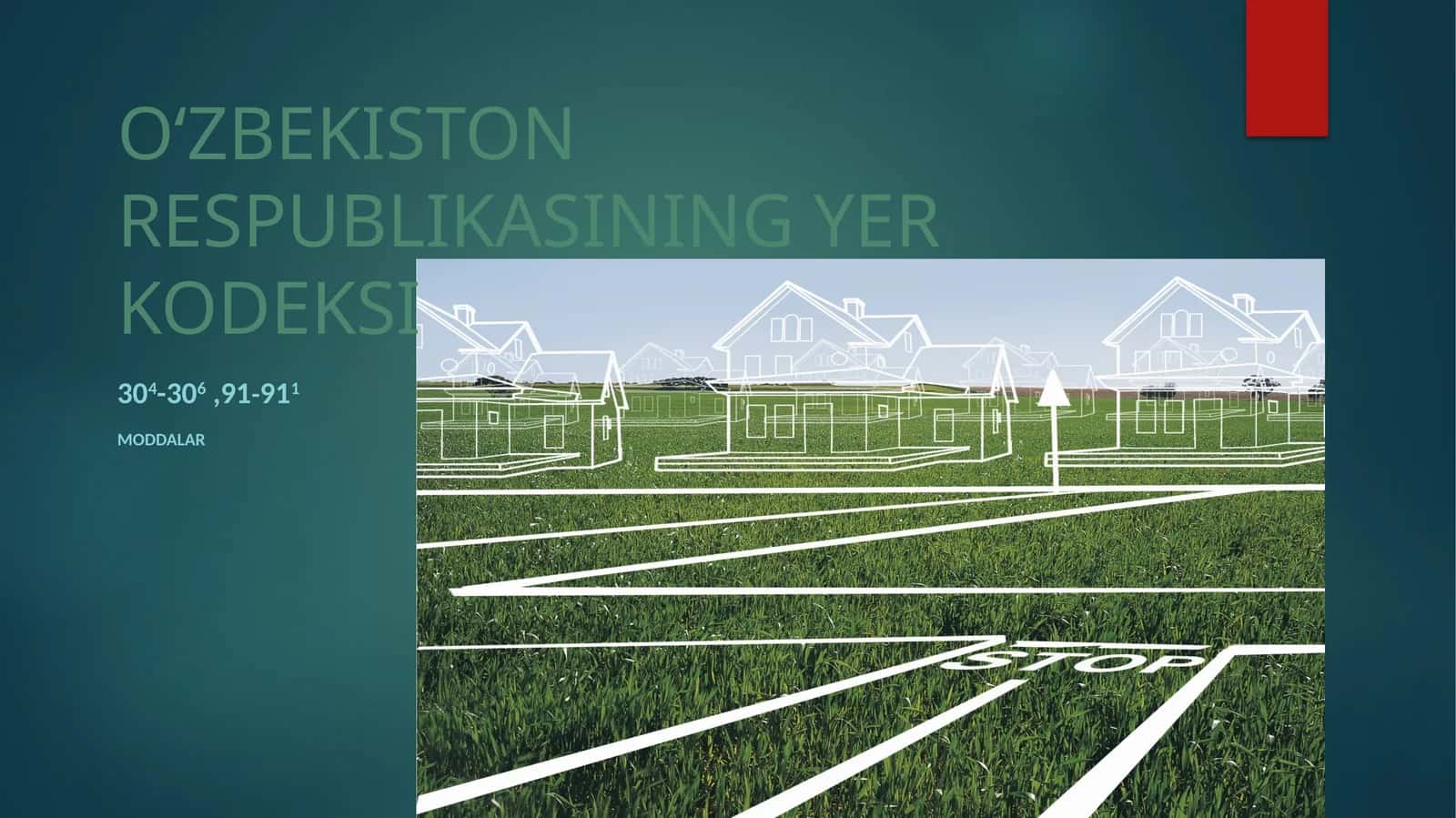 O‘ZBEKISTON RESPUBLIKASINING YER KODEKSI 1