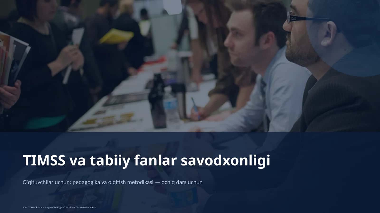 TIMSS va tabiiy fanlar savodxonligi 1