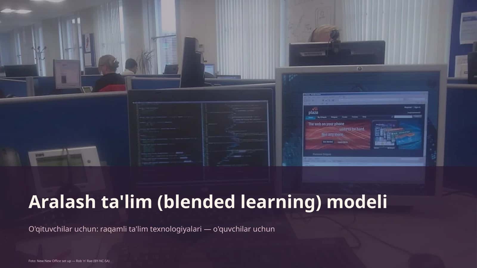 Aralash ta'lim (blended learning) modeli 1