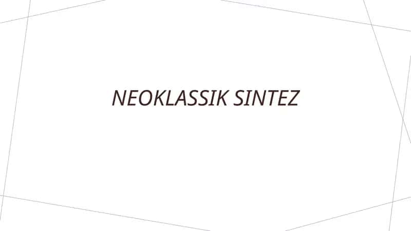 Neoklassiksintez 1