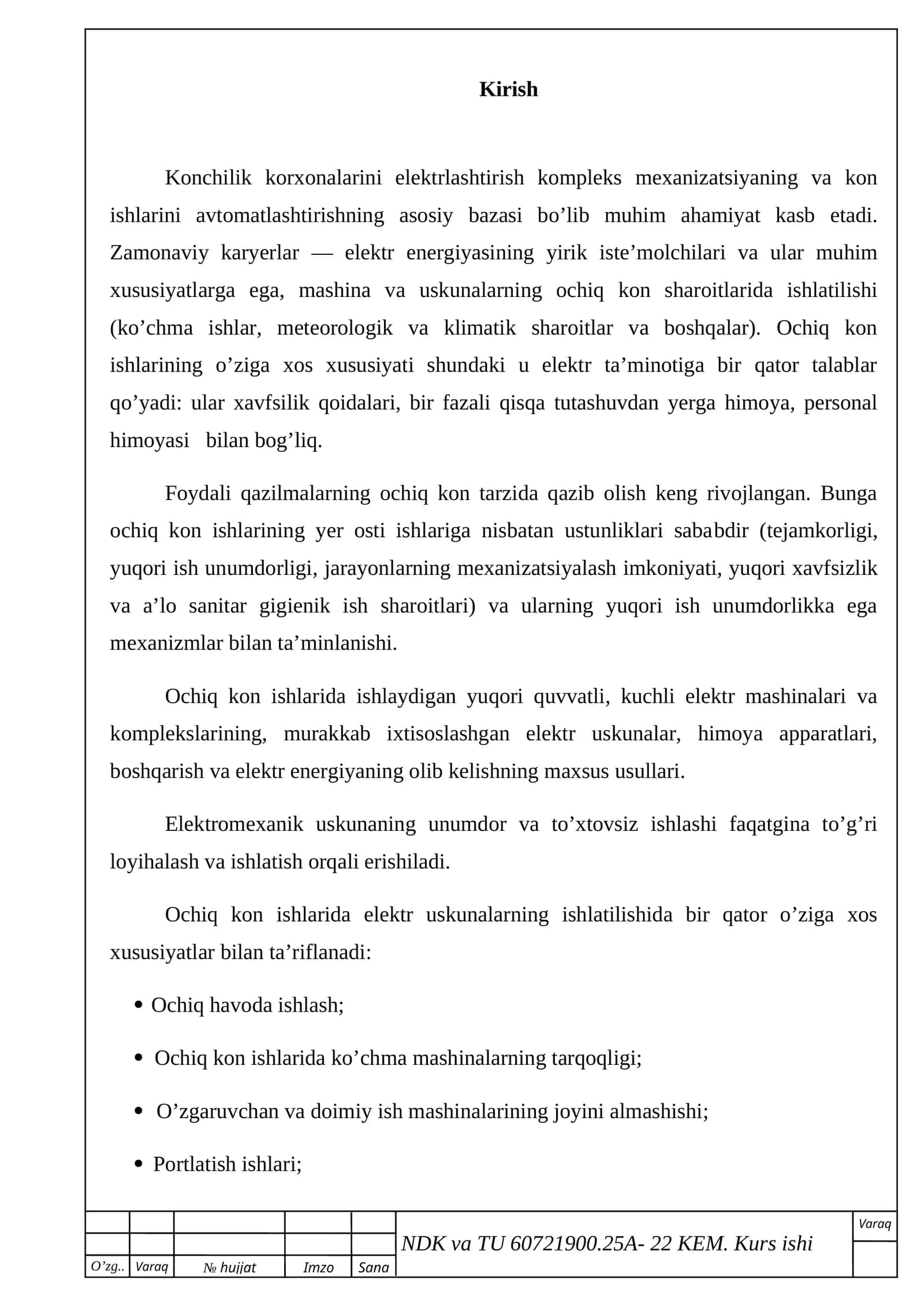 Elektrlashtirish kompleks mexanizatsiyasi 1
