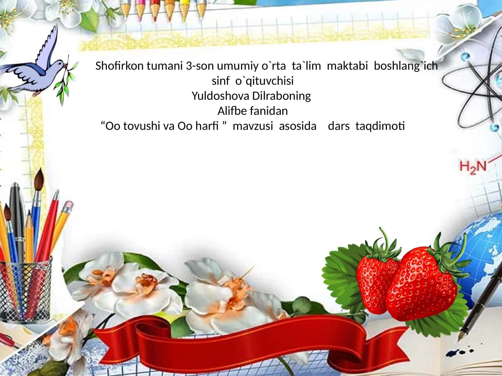 “Oo tovushi va Oo harfi ” 1