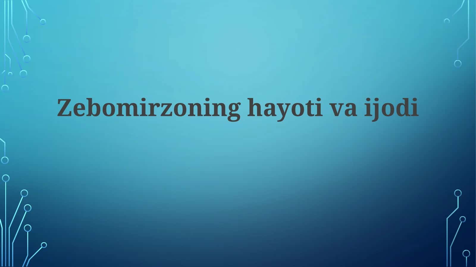 Zebomirzoninghayotivaijodi 1