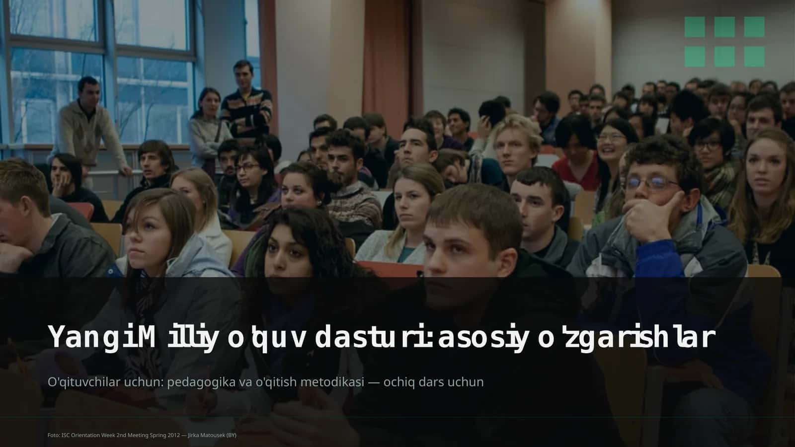 Yangi Milliy o'quv dasturi: asosiy o'zgarishlar 1
