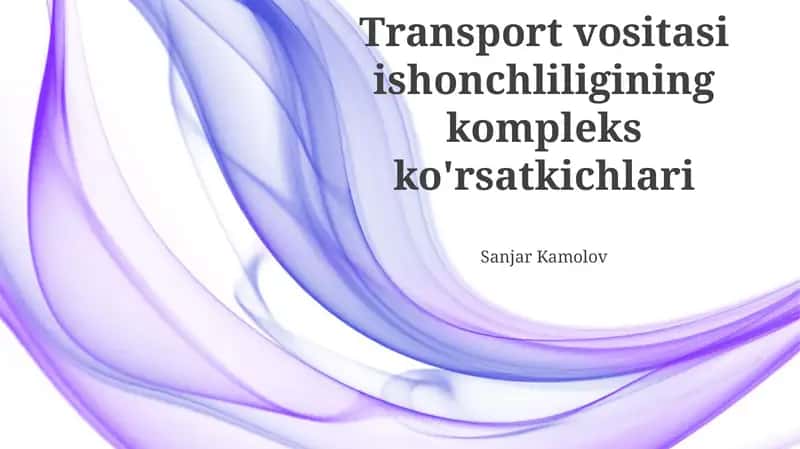 Kompleks ko'rsatkichlarni tahlil qilish usullari 1