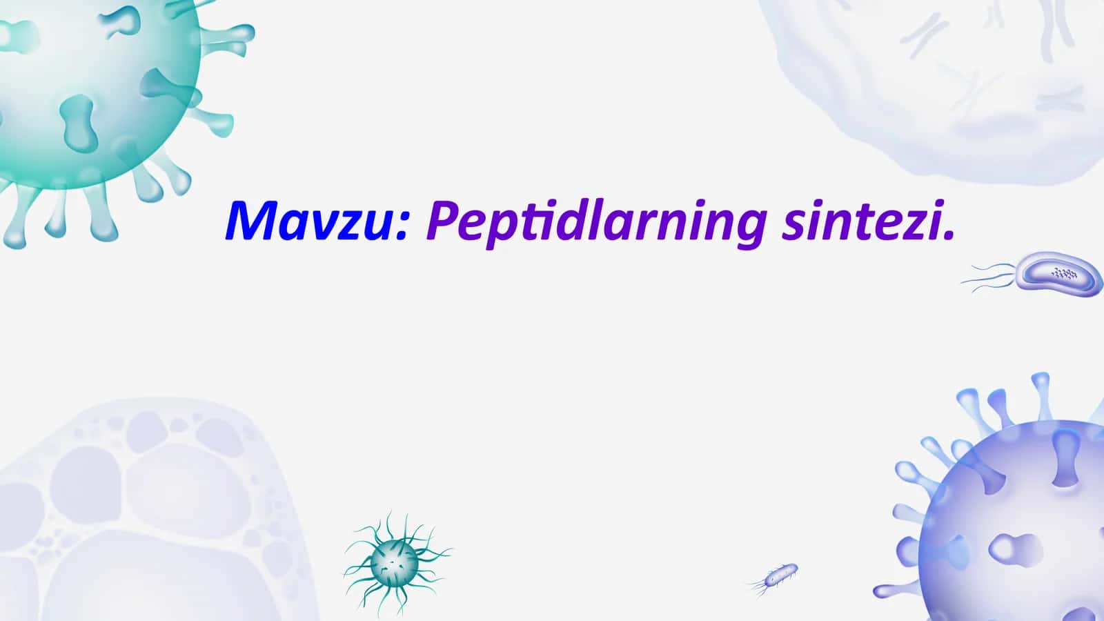 peptidlarning sintezi 1