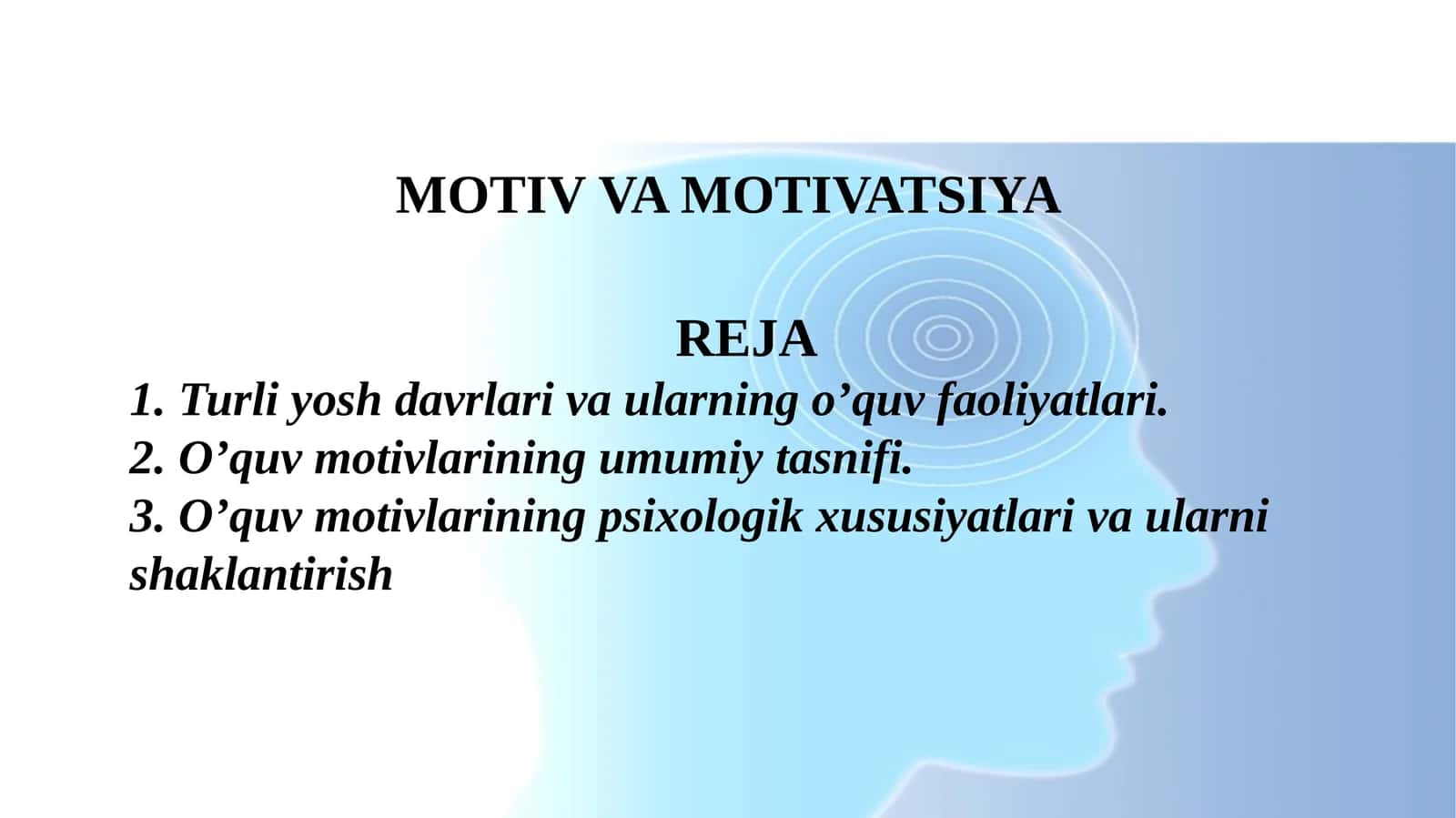 MOTIV VA MOTIVATSIYA 1