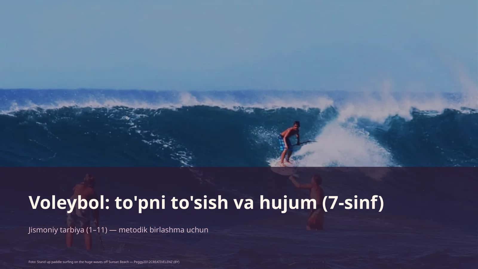 Voleybol: to'pni to'sish va hujum (7-sinf) 1
