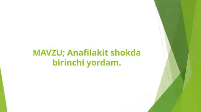 Anafilaktik shok 1