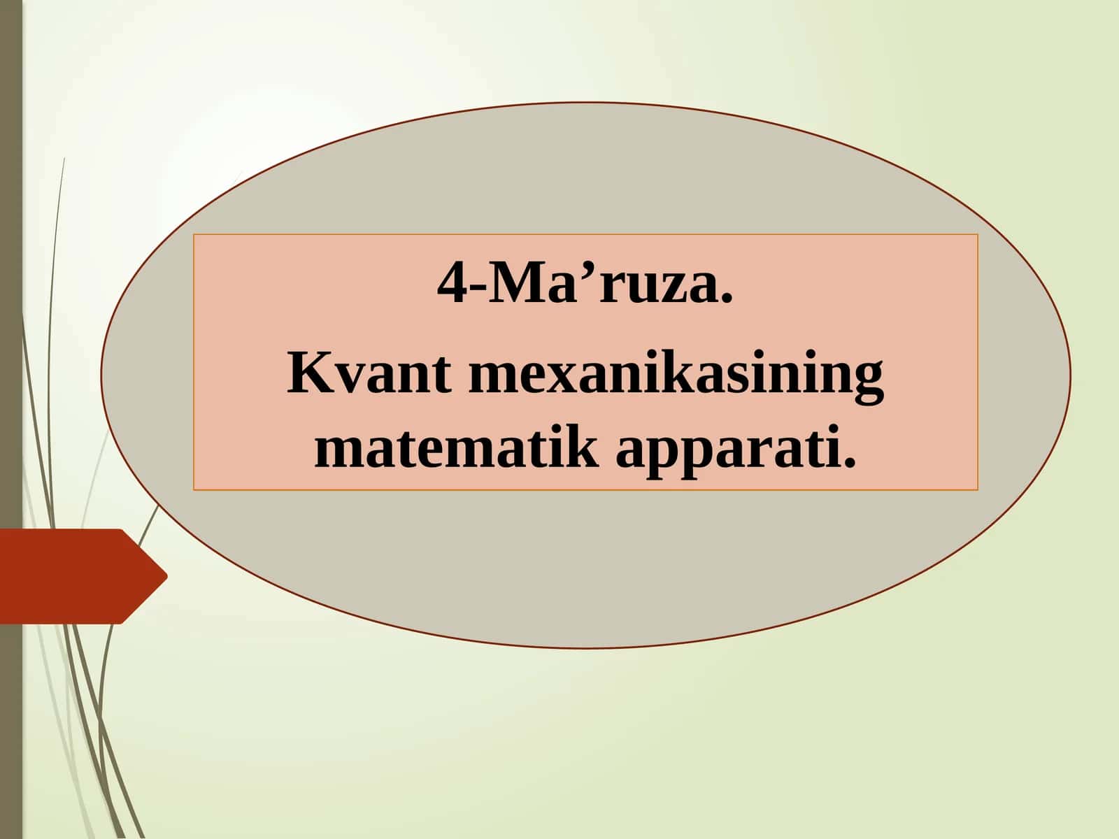 4-Ma’ruza 1