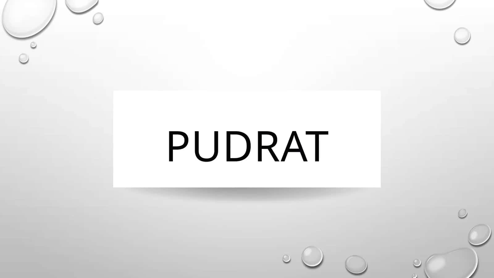 PUDRAT 1
