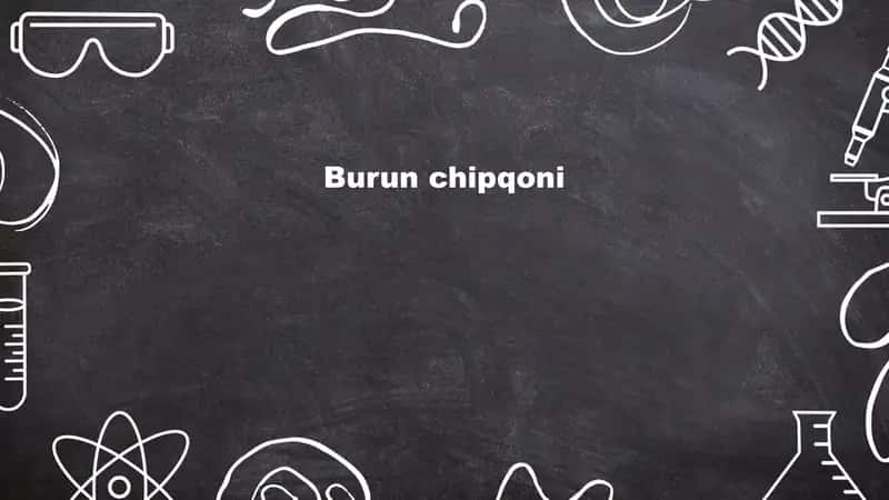 Burun chipqoni 1