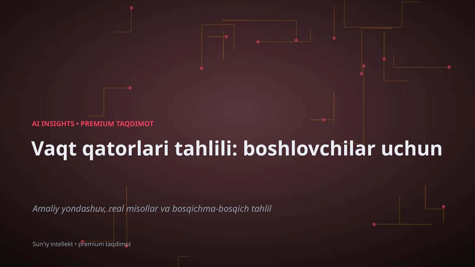 AI INSIGHTS • PREMIUM TAQDIMOT 1