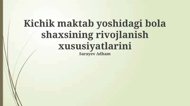 Shaxsiy rivojlanishni qo'llab-quvvatlash strategiyasi 1