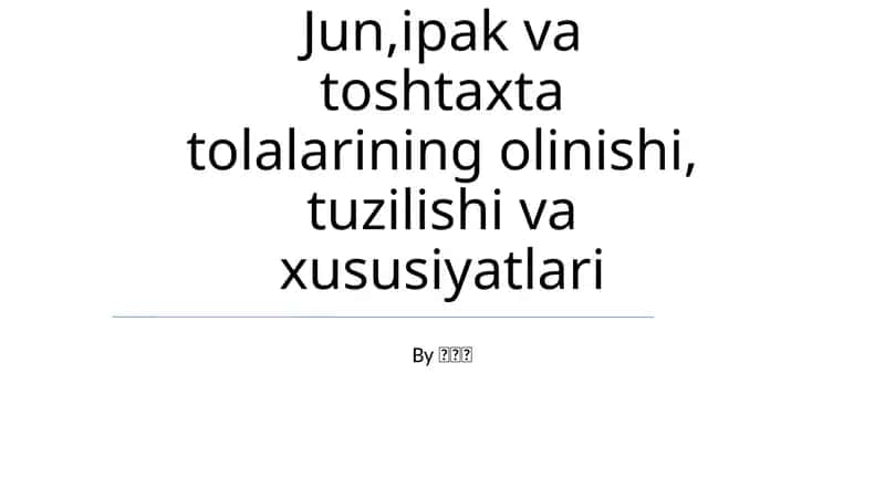 Tolali Tuzilishi va Xususiyatlari 1