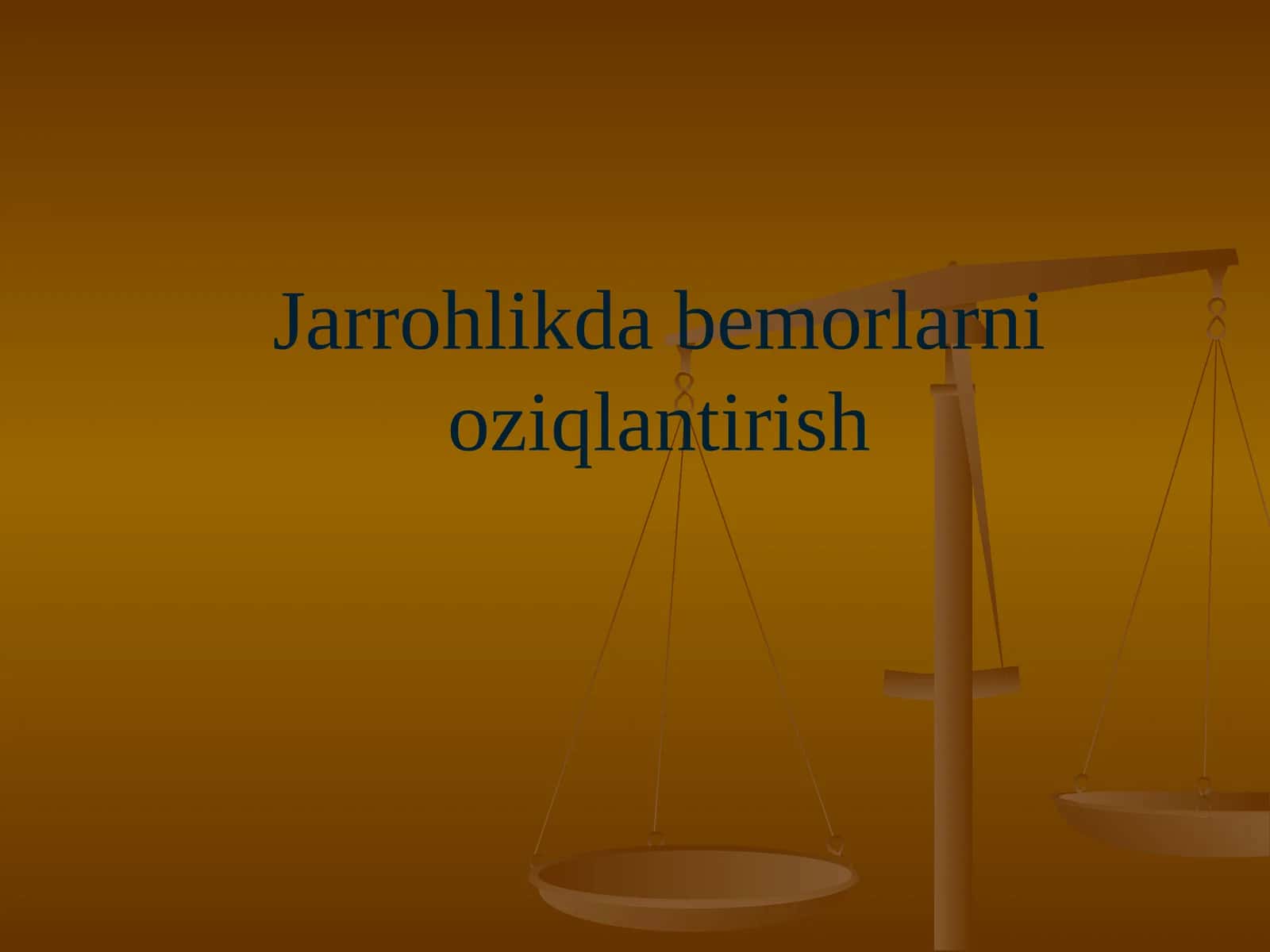 Jarrohlikda bemorlarni oziqlantirish 1