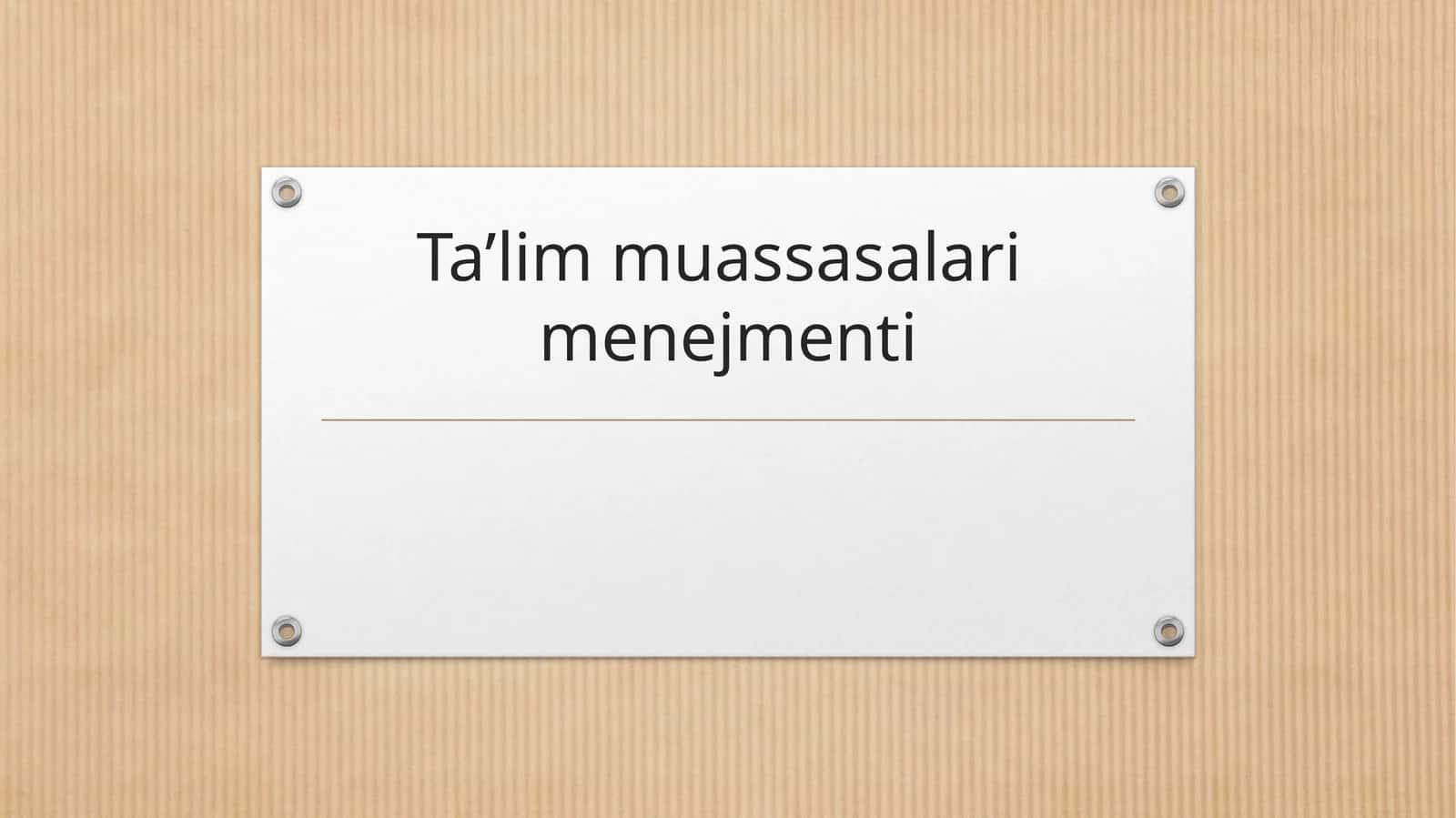 Pedagogika Menejmenti 1