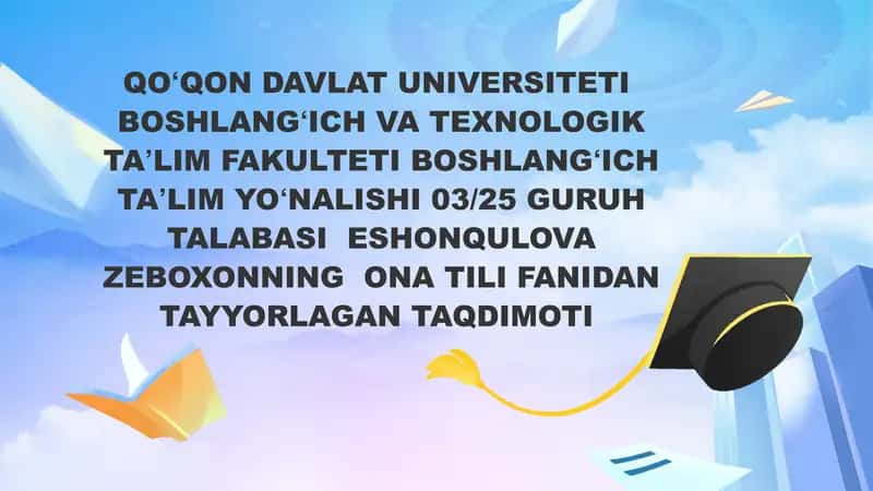 Dunyo tillarining morfologik tasnifi. Oʻzbek tilida tashqi va ichki fleksiyaning yuzaga chiqishi 1