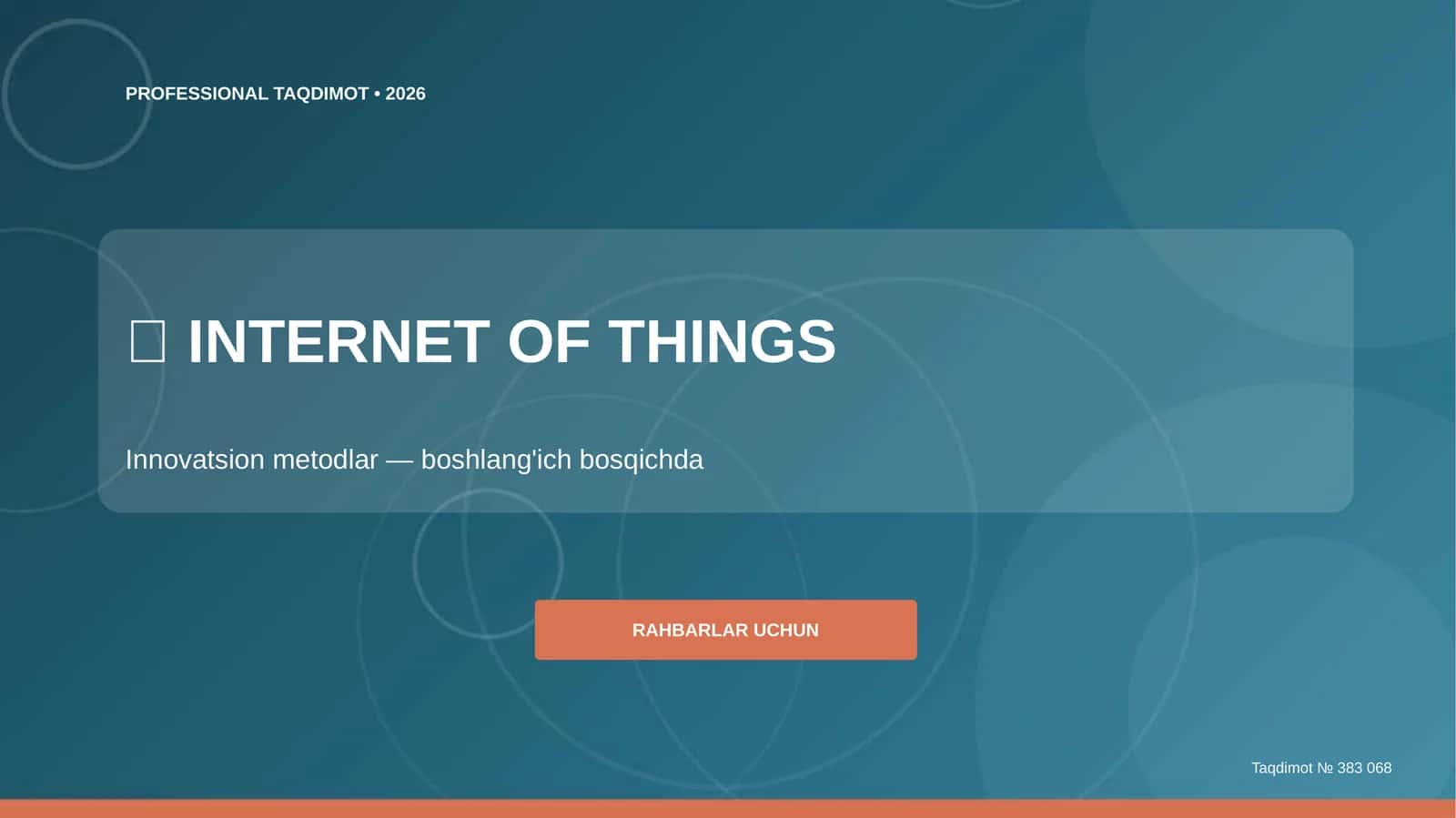 INTERNET OF THINGS 1