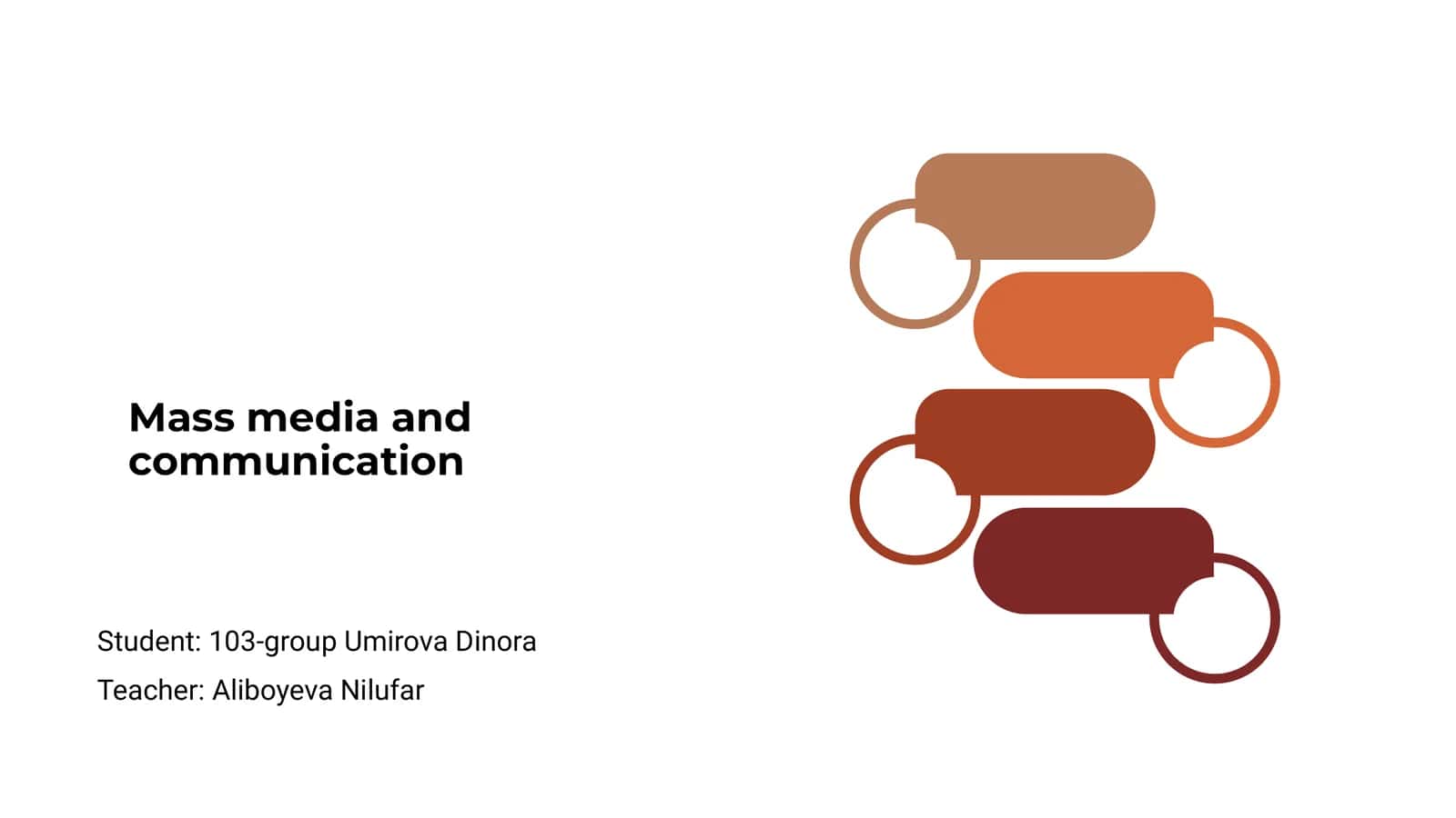 Mass media and communication 1