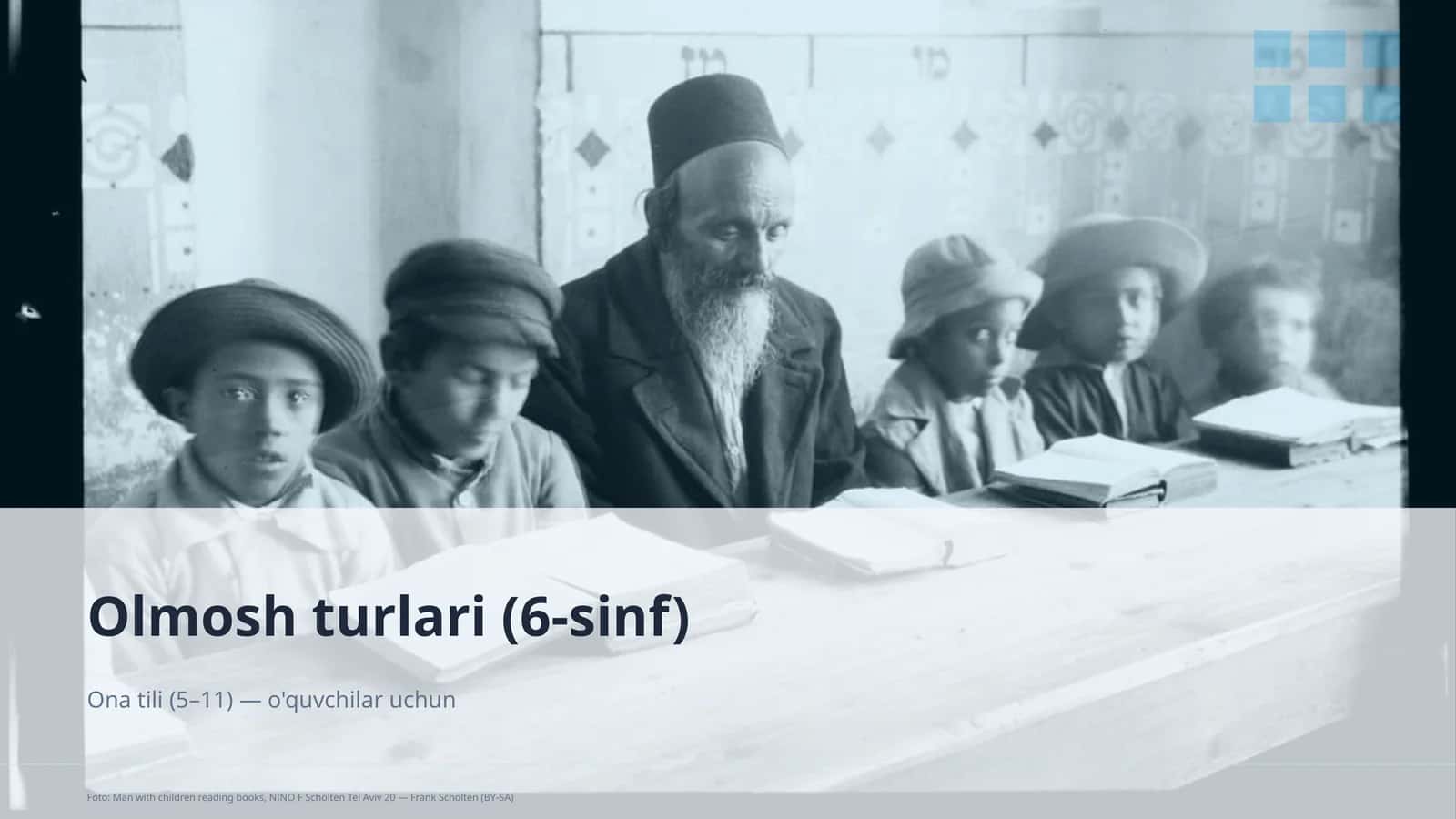Olmosh turlari (6-sinf) 1