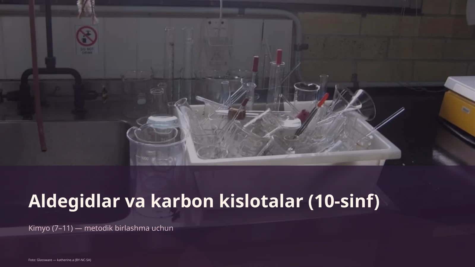 Aldegidlar va karbon kislotalar (10-sinf) 1
