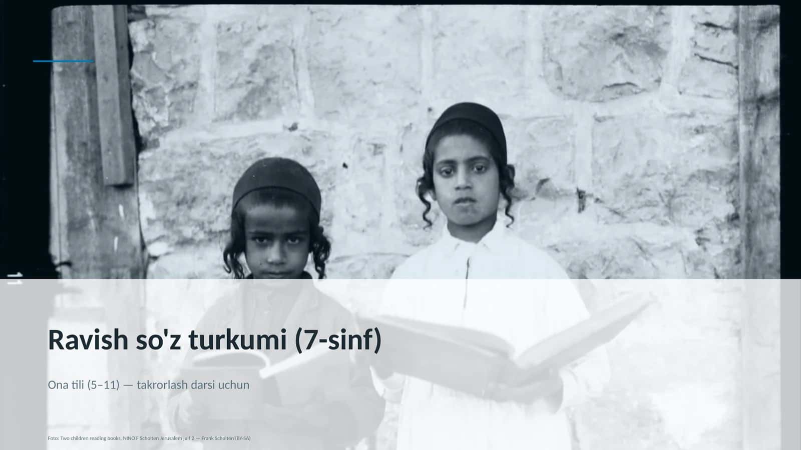 Ravish so'z turkumi (7-sinf) 1