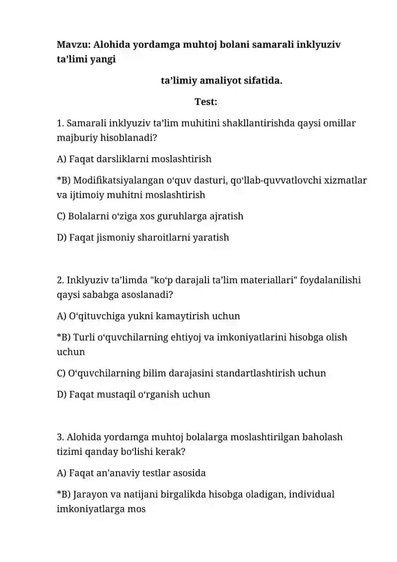 Samarali inklyuziv ta'lim 1